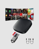 Android Auto Kablosuz Dönüştürücü Hızlı Eşleşme ve Sesli Asistan Destekli thumbnail 4