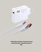 120W Mi Turbo Destekli Hızlı Şarj Cihazı Type-C Uyumlu Akım Korumalı thumbnail 4