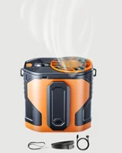 USB Şarjlı Güçlü Hız Ayarlı El ve Bel Fanı thumbnail 5