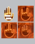 176 LED Amber Renkli El Hareketiyle Kontrol Edilen Motosiklet Dönüş Sinyali thumbnail 4