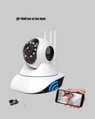 Akıllı IP Güvenlik Kamerası – 1080P HD, Gece Görüşlü, Hareket Algılamalı thumbnail 3