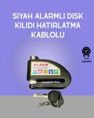 Yüksek Sesli 110dB Çelik Disk Kilidi Su Geçirmez thumbnail 1