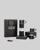 Paslanmaz Çelik Termos Seti | 500 ml Kapasite, 6-12 Saat Isı Koruma, Hediye Kutulu thumbnail 2