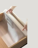 Kaydırmaz şeffaf raflık çekmece örtüsü 45x300 cm thumbnail 3