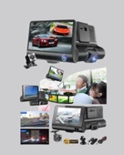 Full HD 1080P 3 Kameralı Araç DVR – Gece Görüşlü ve G-Sensörlü Güvenlik Çözümü thumbnail 2