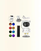 USB Güç Bağlantılı Çok Fonksiyonlu Astronot Gece Lambası thumbnail 5