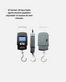 Dijital El Kantarı – 50 Kg Taşıma Kapasiteli, Taşınabilir Hassas Tartı thumbnail 2