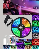 Uzaktan Kumandalı RGB Smart Şerit LED Işık Esnek ve Taşınabilir Dekorasyon thumbnail 5