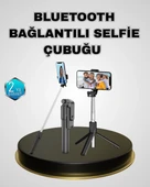 Bluetooth Selfie Çubuğu – Kablosuz, Hafif ve Yüksek Çözünürlüklü Çekim İçin thumbnail 1
