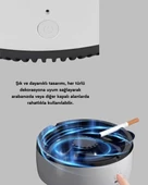 Sigara Dumanı ve Koku Giderici Hava Temizleyici Küllük – 2 Katmanlı Filtreli, USB Şarjlı thumbnail 2