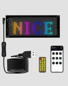 Akıllı LED Matrix Panel – USB Bağlantılı, Kaydırmalı Yazı ve Animasyon Desteği thumbnail 5