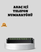 Çevirmeli Araç İçi Park Numaratörü – Alüminyum Gri, Kolay Montaj ve Net Görünüm thumbnail 1