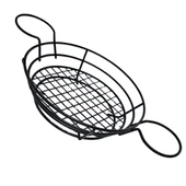 TEKMARKED METAL SOSLUKLU HAMBURGER VE PATATES KIZARTMASI SUNUM SEPETİ - 1