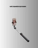 Uzaktan Kumandalı Bluetooth Selfie Çubuğu– Işıklı, 130 cm Ayarlanabilir thumbnail 2