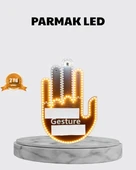 176 LED’li Amber Trafik Uyumlu Sinyal Işığı – El Hareketiyle Kontrol thumbnail 1