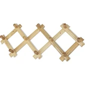 AHŞAP 10 KOLLU AKORDİYON DUVAR ASKISI (5332) thumbnail 1