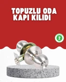 Estetik Güvenli Topuzlu Kapı Kilidi thumbnail 1