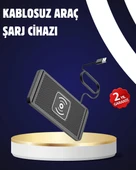 Kaymaz Manyetik Kablosuz Şarj Pedi – Araç, Ofis ve Ev Kullanımına Uygun thumbnail 1