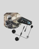 BT22 Kask Bluetooth Kulaklık 5.0 – Suya Dayanıklı, Gürültü Önleyici, Uzun Pil Ömürlü thumbnail 2