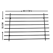 TEKMARKED ÇOK AMAÇLI ISIYA DAYANIKLI METAL TENCERE, TAVA, FIRIN TEPSİSİ VE ÇAYDANLIK ALTLIĞI (NİHALE) (48.5x31 cm) - 2