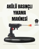 48V Şarjlı Basınçlı Yıkama Makinesi Kablosuz Su Tabancası thumbnail 1