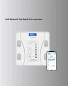 Akıllı Bluetooth Tartı – 8 Farklı Ölçüm Verisi, Otomatik Kişi Tanıma thumbnail 3