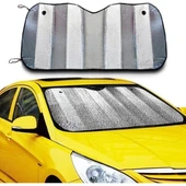 Araç Ön Cam Güneşlik UV ve Isı Koruma Katlanabilir Toyota Corolla Skoda Superb Dacia Duster Ford Focus thumbnail 1
