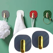 2li Yapışkanlı Retro Askılık Dolap Kapak Kulpu Gri (5332) thumbnail 1