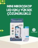 LED Aydınlatmalı 80–200 Kat Büyütmeli Cep Mikroskop thumbnail 1