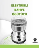 Kahve ve Baharat Değirmeni | Kompakt, Hafif, Hızlı Öğütme, Şeffaf Kapaklı, Kolay Kullanım thumbnail 1