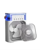 Mini Klima Fan | USB'li, 7 Renk Gece Işığı, 3'ü 1 Arada Fonksiyon thumbnail 3