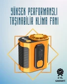 Yüksek Hızlı Mini Klima Fan – 11 m/s Rüzgar Gücü, 100 Hız Ayarı thumbnail 1