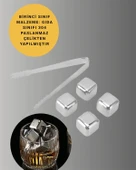 Çevre Dostu Metal Buz Küpü ve Kullanışlı Klips Seti thumbnail 5