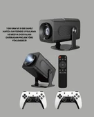 HCS350pro Android 11 İşletim Sistemli Mini Projektör thumbnail 3