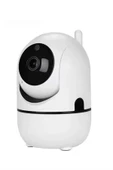 360° Full HD Akıllı Kamera Hareket Sensörlü Wifi Kamera Çocuk Güvenlik Kamerası thumbnail 4