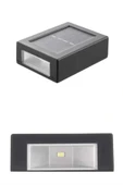 Solar Güneş Enerjili Çift Taraflı Duvar Lambası Çift Taraflı Duvar Lamba Güneş Enerjili thumbnail 1
