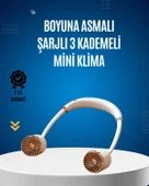 USB Şarjlı Boyun Fanı | Hafif, Katlanabilir, Taşınabilir, Düşük Gürültülü Fan thumbnail 1