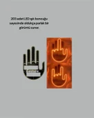 Kablosuz Kumandalı LED Jest Işığı – 3 Modlu Araba Arkası Mesaj Işığı, 203 LED ile Yüksek Parlaklık thumbnail 2