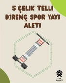 Ergonomik Tutma Yerli, Pedallı ve Ayarlanabilir Elastik Yaylı Spor Ekipmanı thumbnail 1