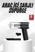 Oto Araç Ev Taşınabilir El Tipi Süpürge Mini Araç Süpürgesi Vakumlu thumbnail 2
