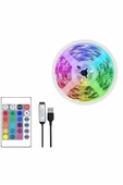 10M Şerit Led İç Mekan Renkli Rgb Şerit Led Kumandalı thumbnail 4