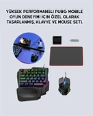 Yüksek Performanslı Mobil Oyun Aksesuarı – 5 Parçalı Klavye Mouse Dönüştürücü Set thumbnail 3
