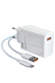 Type C Yüksek Hızlı Şarj Aleti Beyaz 120W Ultra Uzun Ömürlü thumbnail 3