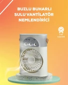 Mini Klima Fan | USB'li, 7 Renk Gece Işığı, 3'ü 1 Arada Fonksiyon thumbnail 1