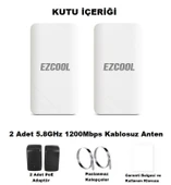 EZCOOL EZ-W580AN DIŞ ORTAM (5.8GHz 1200Mbps 1KM) ACCESS POİNT thumbnail 2