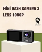 Full HD 3 Kanallı Araç Kamerası – Akıllı Çözümlerle Sürüş thumbnail 1