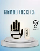 Aracınız İçin Eğlenceli ve Güvenli İletişim: LED Jest Lambası, Uzaktan Kumandalı, Kolay Montaj thumbnail 1