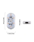 Araç İçi Dekorasyon İçin Manyetik ve Yapışkanlı LED Ambiyans Lambası thumbnail 5