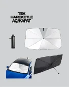 Kalın Kumaşlı Ön Cam Güneşliği – Solmaz, Deforme Olmaz, Uzun Ömürlü thumbnail 2