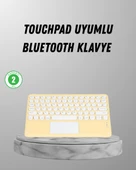 Bluetooth Klavye – Kablosuz, Sessiz Tuşlu, Android iOS Windows Uyumlu, Kompakt Taşınabilir Tasarım thumbnail 1